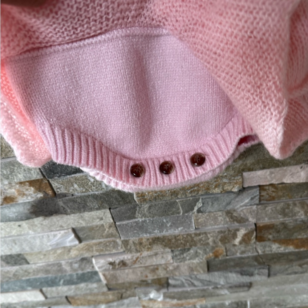 Ashmi & Co. Pink Ruffled Baby knitted onesie Dress - Picture 4 of 5